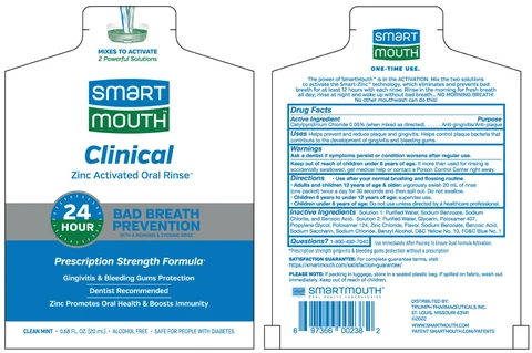 SmartMouth Advance Clinical DDS Formula Mint 포장