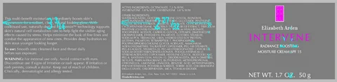 Intervene Radiance Boosting Moisture SPF 15 packaging