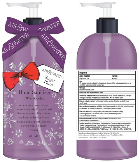 Air and WaterHand Sanitizer - Sugar Plum 포장