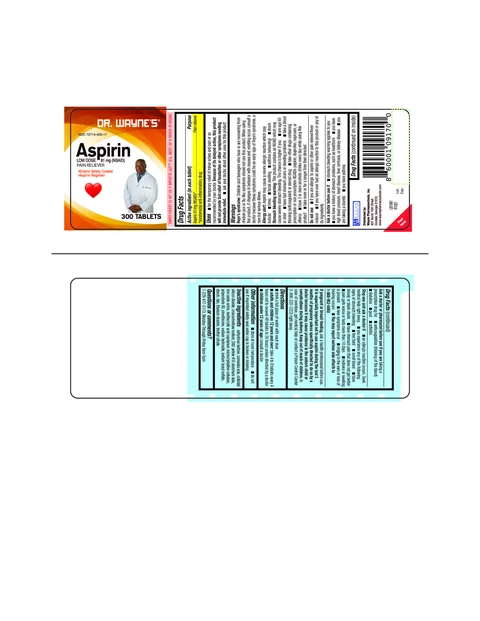 Aspirin 81mg Enteric coatedDelayed Release 포장