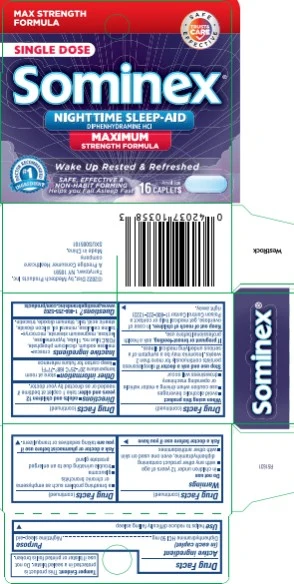 Sominex Max packaging