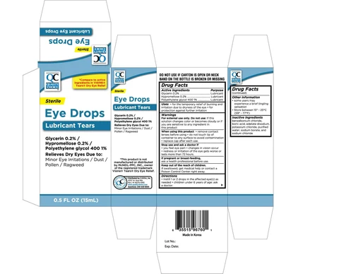 QUALITY CHOICE LUBRICANT TEARS EYE 포장