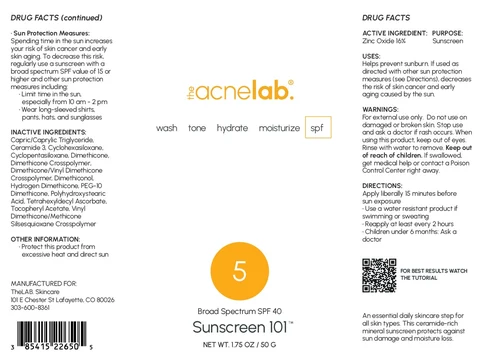 SPF 101 Non-Tinted 포장