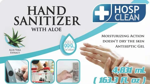 HOSP CLEAN packaging
