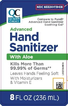 Advanced Hand Sanitizer with Aloe 포장