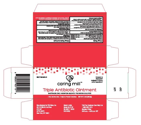 Caring Mills Triple Antibiotic 포장