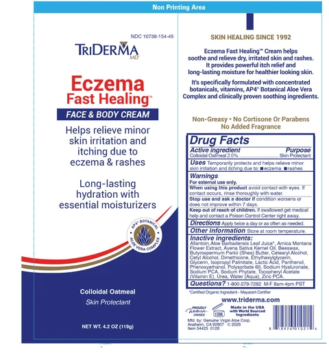 TriDerma Eczema Fast Healing Face Body packaging