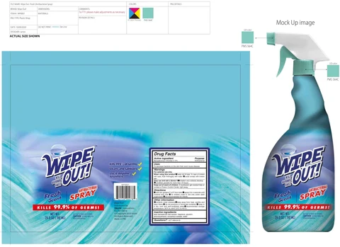 Wipe Out-Fresh Scent packaging