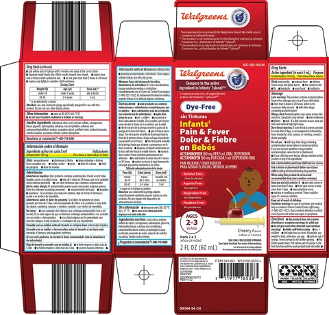 Infants Pain and Fever packaging