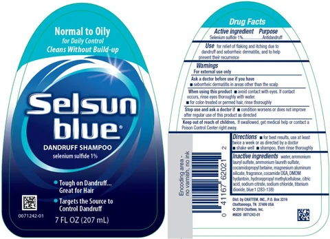 Selsun Blue Normal to Oily / Selsun Blue Moisturizing / Selsun Blue 2-in-1 / Selsun Blue Medicated 포장