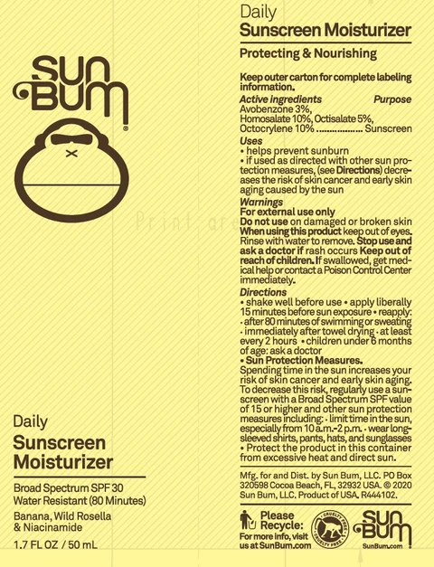 Sun bum Daily Sunscreen Moisturizer SPF 30 packaging