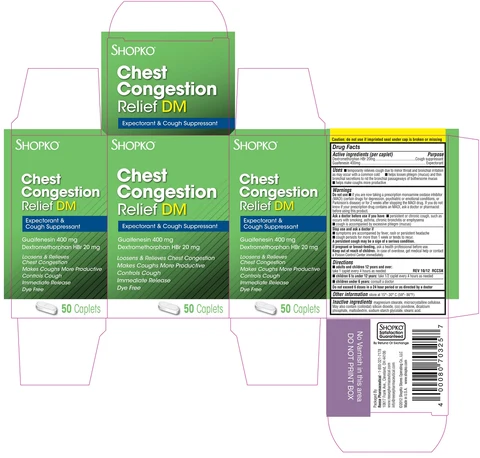 Shopko Chest Congestion Relief DMTDMTDM 포장