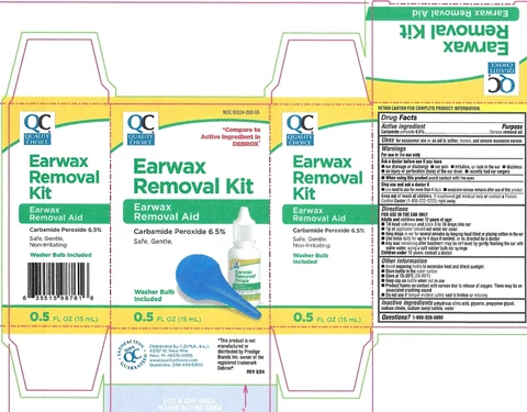 Quality Choice Earwax Removal Kit Earwax Removal Aid and Bulb 포장