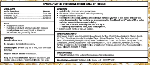 LAURA GELLER BEAUTY TUSCAN SUN SPACKLE SPF 30 PROTECTIVE UNDER MAKE-UP PRIMER DEEP packaging