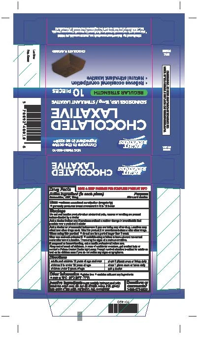 Chocolated Laxative packaging