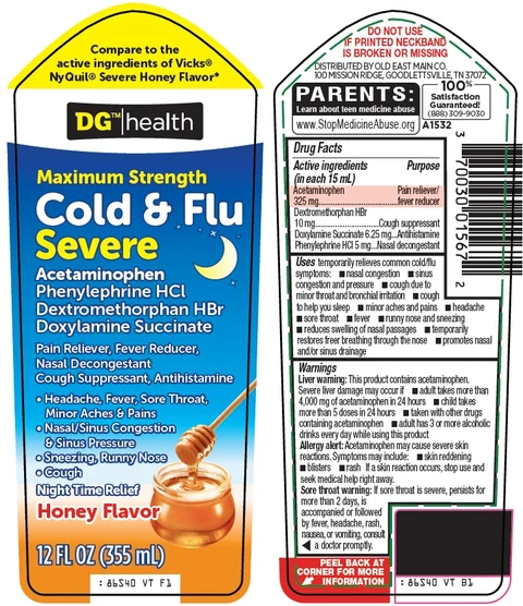 DG Health Cold and Flu Severe 포장