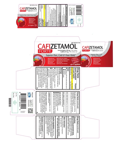 CAFIZETAMOL FORTE packaging