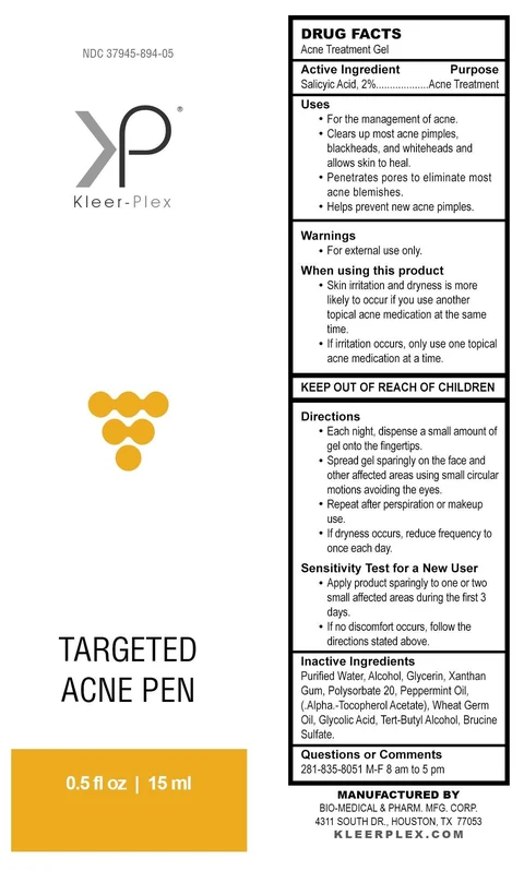 KLEER-PLEX TARGETED ACNE PEN packaging