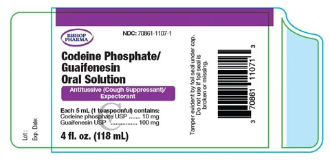 Codeine Phosphate and Guaifenesin 포장