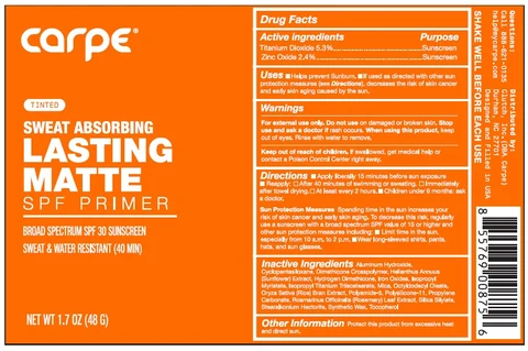 Carpe SPF 30 Face Primer 포장