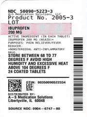 ibuprofen packaging