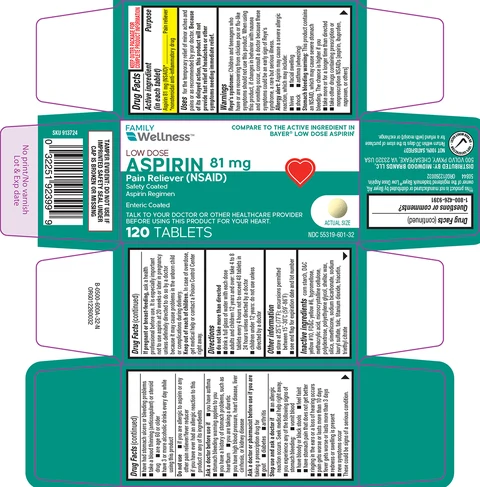 Low Dose Aspirin packaging