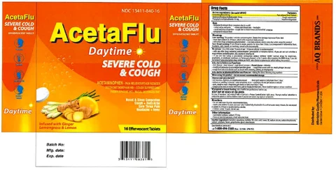 AcetaFlu DayTime Effervescent packaging