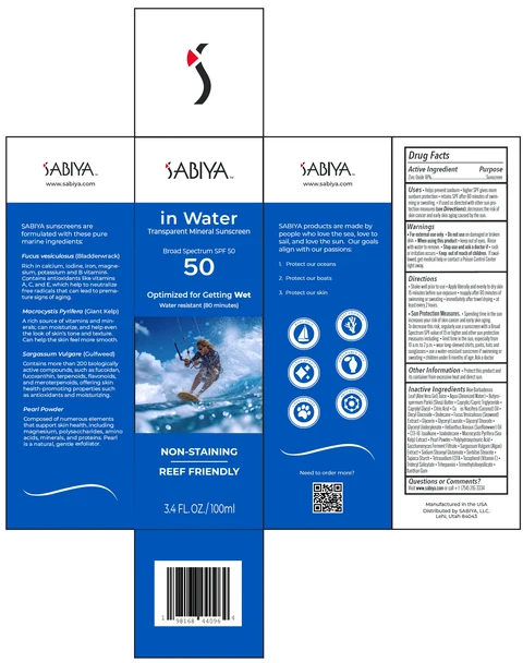 SABIYA Broad Spectrum SPF-50 포장