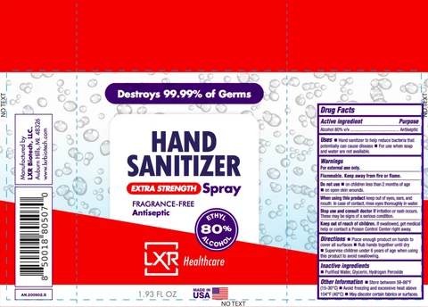 LXR Healthcare packaging