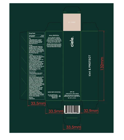Ciele Tint and Protect packaging