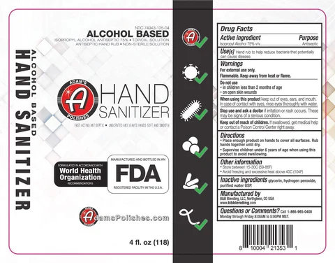 Hand Sanitizer packaging