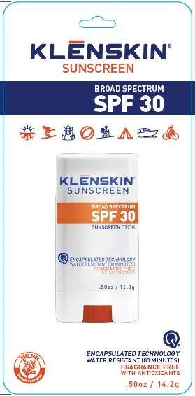 KLENSKIN BROAD SPECTRUM SUNSCREENSPF-30 packaging