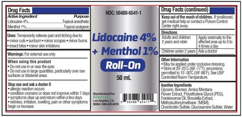 Lidocaine 4 Percent and Menthol 1 Percent Roll-On packaging