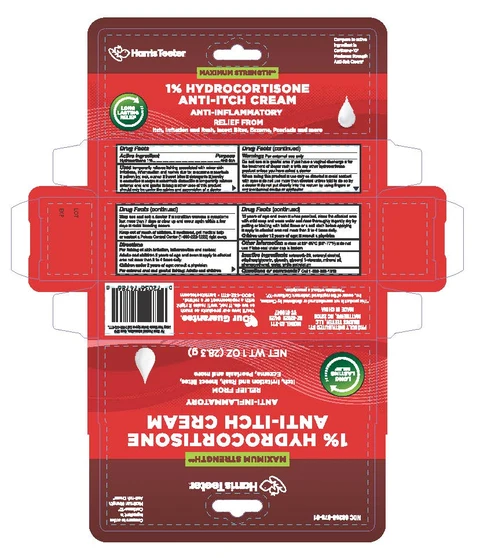 Harris Teeter Hydrocortisone packaging
