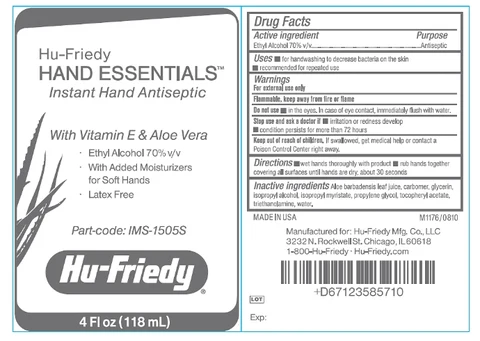 Hand Essentials Instant Hand Antiseptic packaging