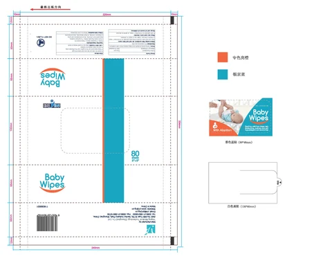 Baby Wipes with Allantoin 포장