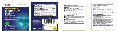 CVS Health Extra StrengthAntacid packaging