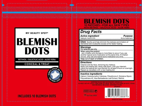 BLEMISH DOTS - RETINOL (10 PATCHES) 포장