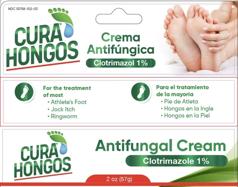 Cura HongoAntifungal 포장