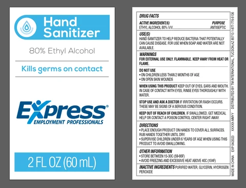 Hand Sanitizer packaging
