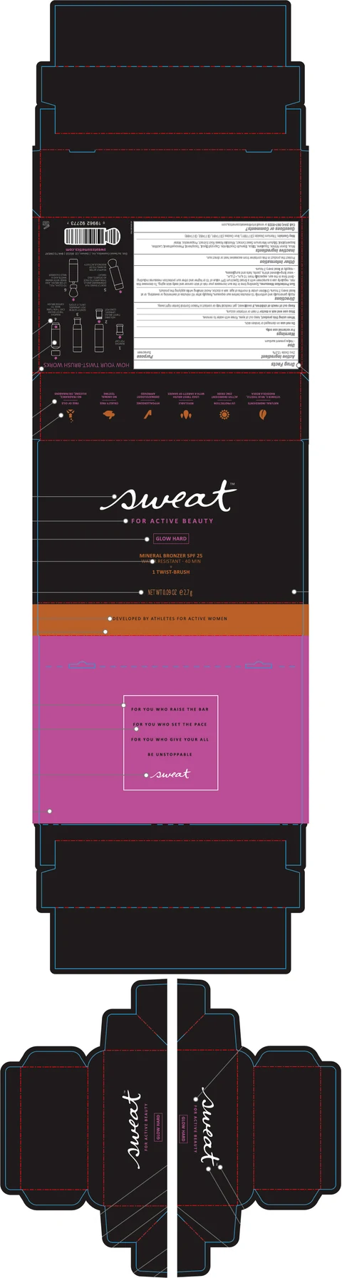 Sweat Glow Hard Bronzer SPF 25 포장