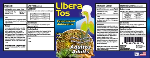 Libera Tos packaging