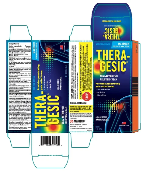 Theragesic packaging