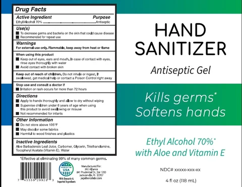 Hand Sanitizer Gel packaging