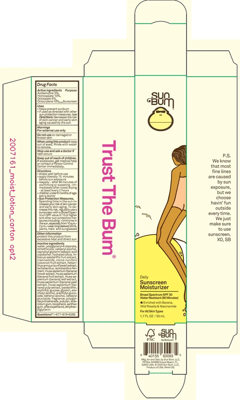 Sun Bum Daily Mineral Sunscreen Moisturizer SPF30 포장