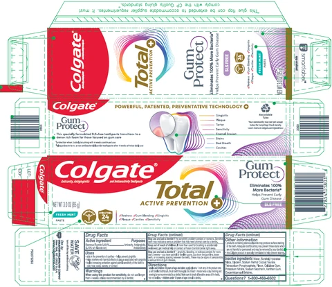 Colgate Total Gum Protect Fresh Mint 포장