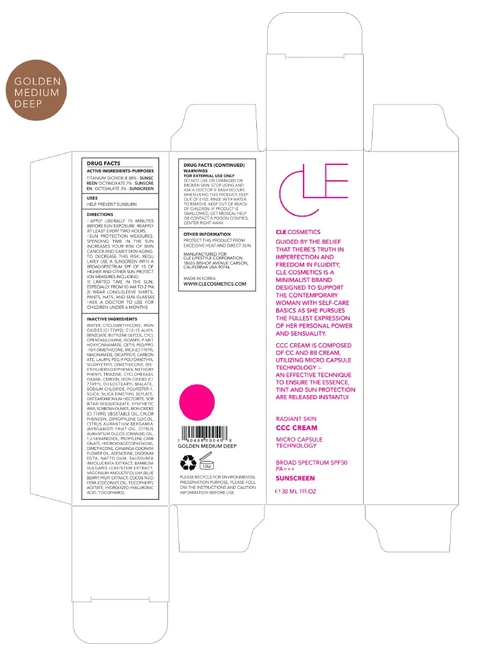 CLE CCC Golden Medium Deep packaging