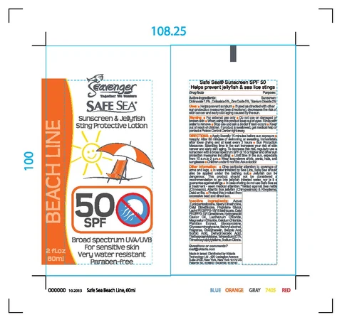 Safe Sea SPF 60 포장