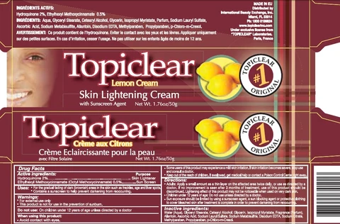 Topiclear Lemon 포장