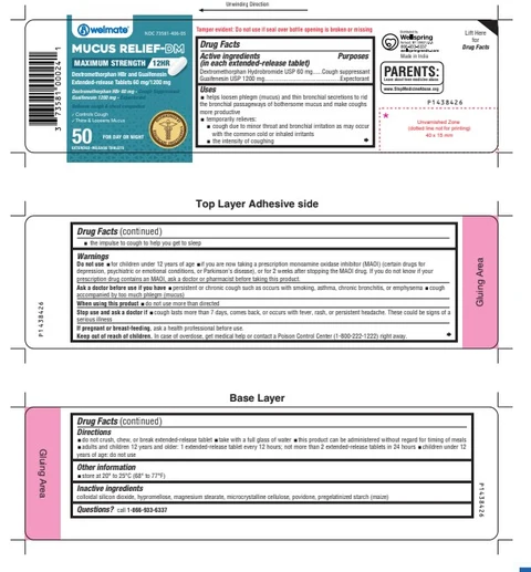 MUCUS RELIEF - DMMAXIMUM STRENGTH packaging